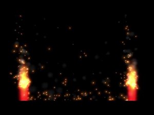 4K Free Video Editing FX - Torch Frame Effect Dark Ambient 2160p Animation AA VFX