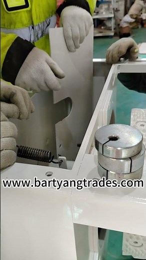 Buhler Scourer Air Door Assembly Ongoing #buhler #machine #bühler