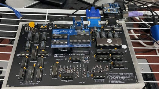 Gigatron 4-bit vs 8-bit Audio Demo