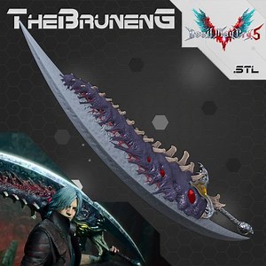DMC5 Devil May Cry 5 Sparda demon sword 3D print model