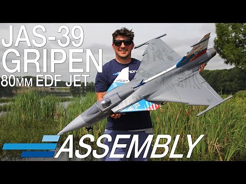 Freewing JAS-39 Gripen Assembly - Motion RC 80mm EDF RC Jet