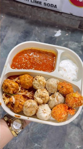 Food challenge:cheapest momos platter |#food #streetfood #momos #foodie