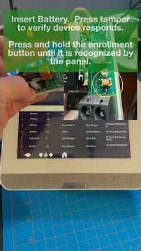 How-to: Add PowerG Sensor (PG9945) to an IQ 4 Panel #shorts