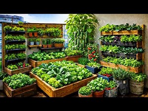 Small Space Urban Gardens That Produce Stunning Harvests With Simple DIY Ideas