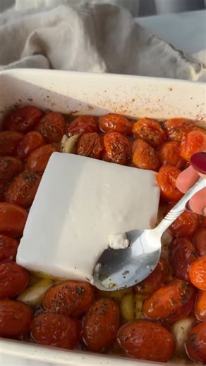 This baked feta pasta is creamy, tangy, and so easy