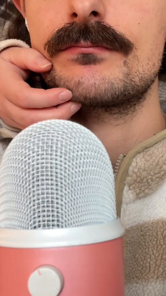 ASMR Beard Scratching for Relaxation