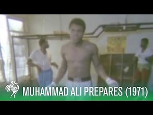 Rare Footage: Muhammad Ali Prepares To Fight Joe Frazier (1971) | Sporting History