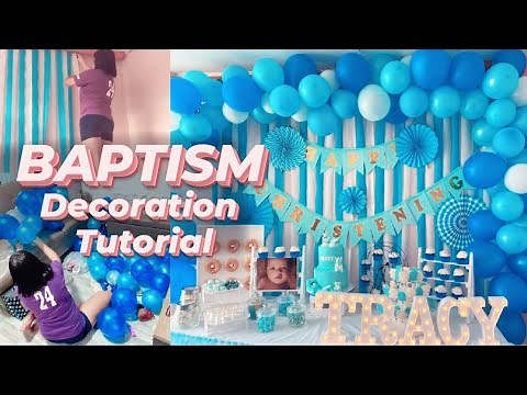 Baptism Decoration Ideas | Christening Decoration Ideas for Baby Boys | Binyag Decoration Ideas
