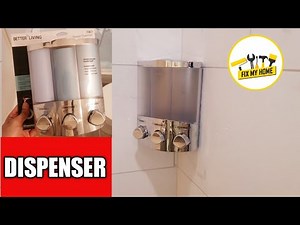 How to install shower dispenser