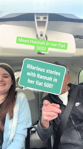 Hilarious Moments with Hannah in a Fiat 500