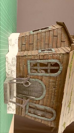 DIY Halloween Witch House Using Cardboard