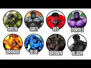 Every Major Hulk Color EXPLAINED in 10 minutes