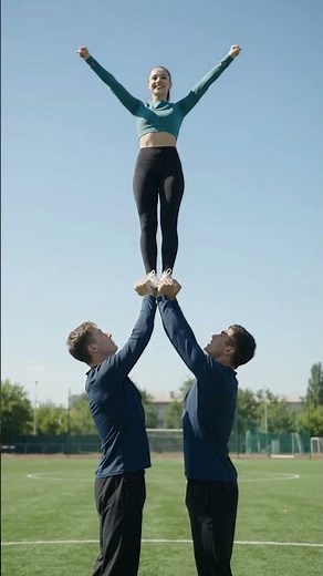 This Cheerleading Lift Is PERFECT! 🔥👏 #cheerleading #fitness