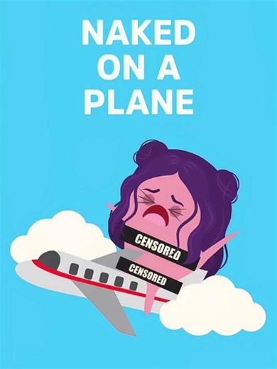 Is This Illegal on an Airplane? #animatedstories #animated #animation #fyp