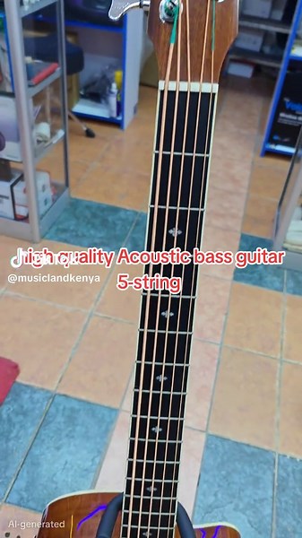 5-String Acoustic Bass Guitar: Warm Tones & Grooves