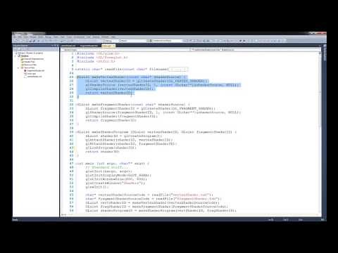 Tutorial 4 - Introduction to Shaders in OpenGL (code)