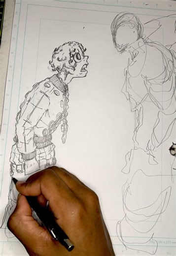 Captivating Manga Sketches by theviktorbout