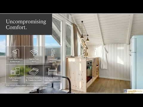 Luxe glamping strandhuisjes in Denemarken op 100m van de zee!