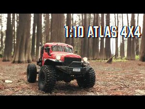Rochobby 1/10 Atlas RS without Battery 4WD Off-Road Truck RC car Model Vehicle Driving Test