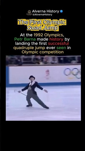The First Olympic Quad Jump 🤯 #historytok #facts #historycomesalive #viral #history #historia