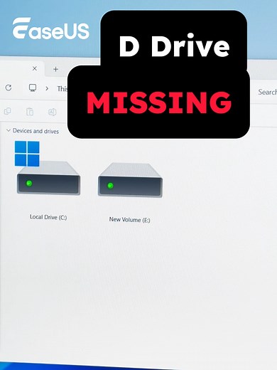 Recover Your Missing D Drive: Simple Guide