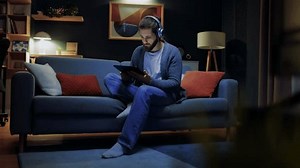 Dreaming Man Lying Blue Sofa Male Stock Footage Video (100% Royalty-free) 3418850069 | Shutterstock