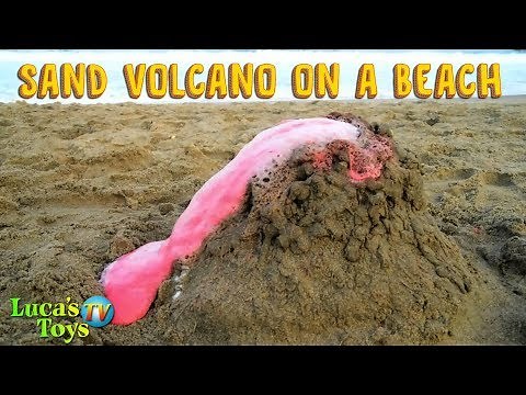 How to make a volcano eruption with vinegar and soda / easy DIY volcano science project for kids