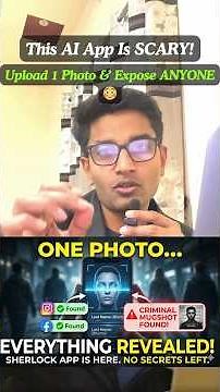 Upload 1 Photo & Expose ANYONE 😳 This AI App Is SCARY! | Privacy Is Over?