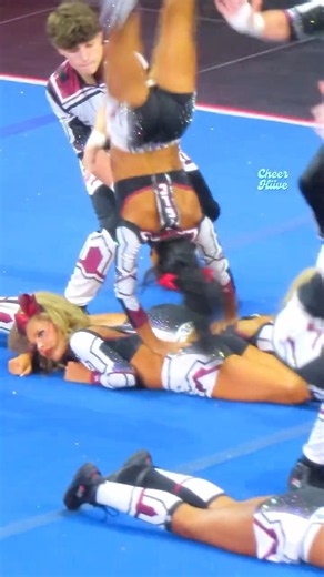 CREATIVE Cheer Stunt!❤️ #cheerleading #performancecheer #cheer #cheercompetition #cheerleader