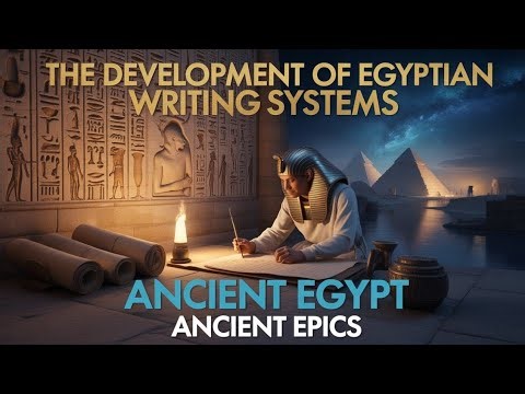 The development of Egyptian writing systems | Ancient Epics