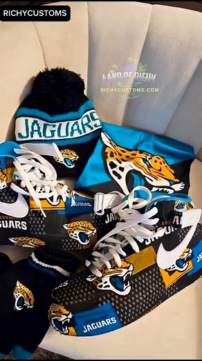 10K views · 760 reactions | Jaguars NFL Hi Top Set  #menshoes #jaguars #jacksonville #fblifestyle | Richy Customs | Facebook