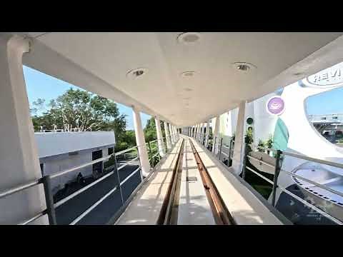 PeopleMover POV - Space Mountain with Service Lights On - May 2023 - Magic Kingdom - Orlando, FL