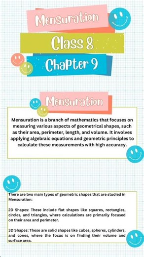 "Master Mensuration: Ultimate Class-8 Maths Notes for A+ Success!"