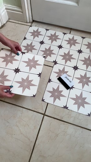 Peel and Stick Tile Glow Up for DIY Home Decor