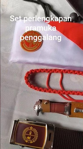 Set atribut perlengkapan pramuka penggalang SD SMP SMA PUTRI Lengka0