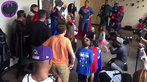 Spent some time today with our INCREDIBLE Austin Police Department as they made a whole heck of a lot of kids' days at the Dell Children's Hospital. I was reminded that one does not need a cape and a mask to be a superhero. (I also learned that there is a "new" running man dance, which made me feel pretty old...) | Jared Padalecki