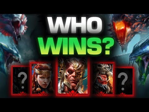 ONLY MYTHICALS?! Karnage VS Hydra's Best Damage Dealers | Raid Shadow Legends Part 5