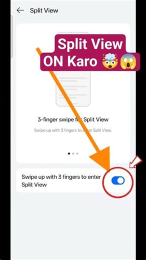 Split View on kaise kare 📱✨ Android me 2 app ek sath use kare #shorts #youtubeshorts #mobile