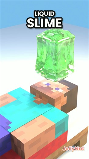 Steve vs 5 Realistic Liquids 🌊🍯🔥 Steve... or Herobrine? 👁️ #minecraft