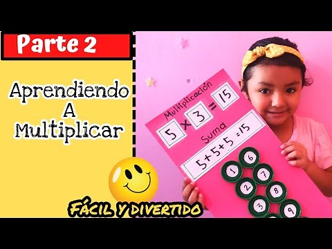 Como enseñar las tablas de multiplicar de manera ✅fácil y divertida/PARTE 2