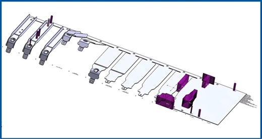 Strip Layout for a Complex Shaped Part