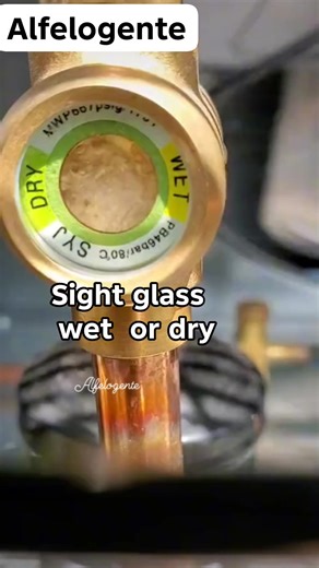 Clear sight glass #everyone #refrigerationtech #hvactech #fblifestyle | Alfe Logente