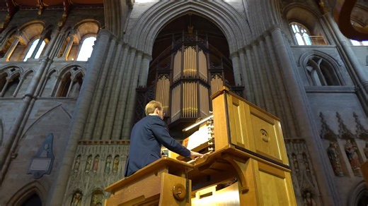 Our Summer Organ Festival recitals are held in a setting that is at once both grand and intimate, offering the audience a close-up view of the performance. More than 100 people enjoyed a wonderful recital by Director of Music, Dr Ronny Krippner, last night. Next up is our hugely talented Assistant Organist Alastair Stone on Tuesday, June 10, at 7.30pm. The hour long recital is followed by wine & nibbles. Tickets on the door, in advance from the Cathedral Shop and at bit.ly/4mohG6Z | Ripon Cathed