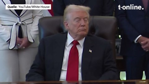 Weißes Haus reagiert auf Videoanalyse zu schlafendem Trump