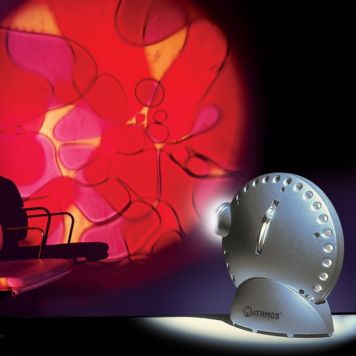 Lava Lamp Projector: Silver - Mathmos Sensory Lighting