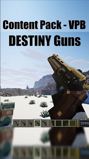 Destiny Handguns in Minecraft - Vics Point Blank