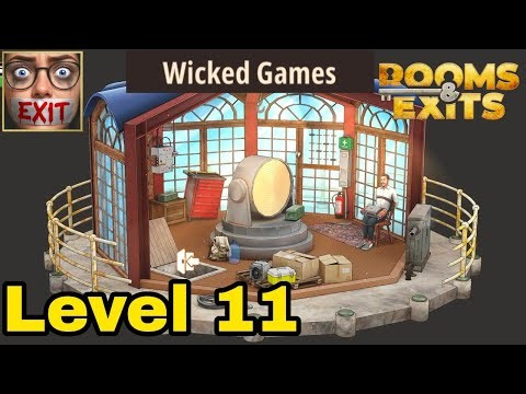 Rooms & exits level 11 walkthrough ( lighthouse ) chapter 1 wicked games
