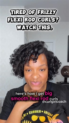 Tired of Frizzy Flexi Rod Curls? Try This | Smooth Rod Set on Wet Hair | Natural Hair Rod Set
