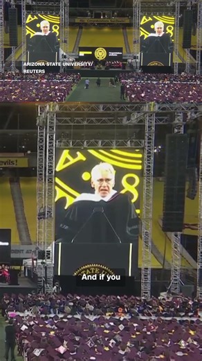 Harrison Ford lights up crowd with powerful commencement speech
