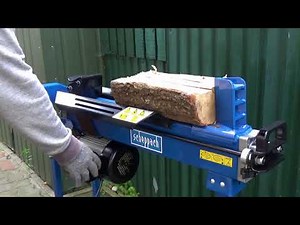 Hydrauliczna łuparka do drewna - użytkowanie - How to use hydraulic log splitter